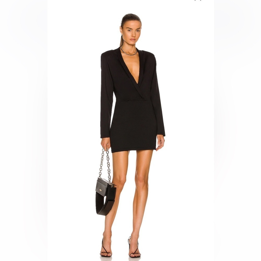 New! IRO black medium Davida long sleeve dress.